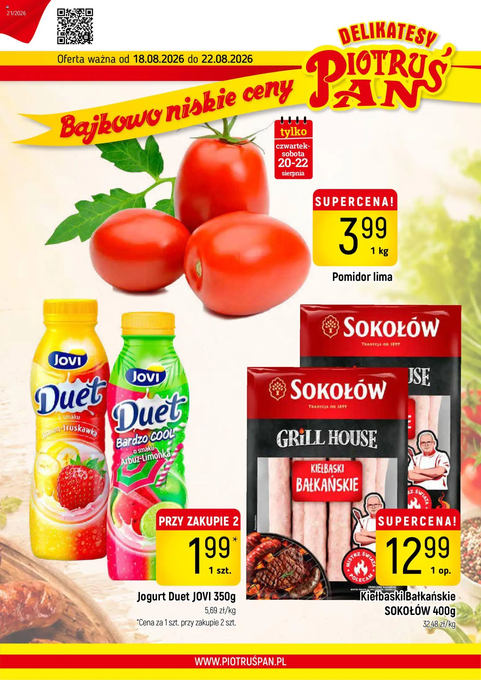 Pogląd gazetki "Piotruś Pan gazetka" ze sklepu Piotruś Pan ważnej od 18.08.2026