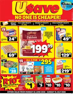 Preview of Usave flyer valid from 22/06/2026