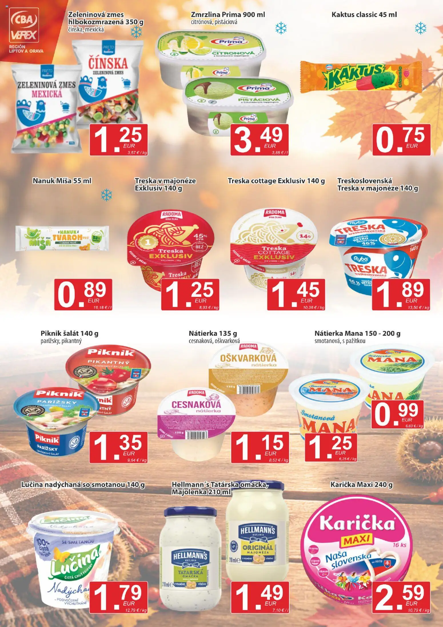 Náhľad CBA Verex letáku platného od 17.09.2026