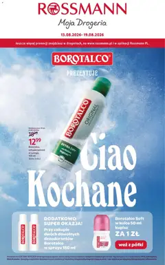 Pogląd gazetki "Rossmann gazetka" ze sklepu Rossmann ważnej od 13.08.2026