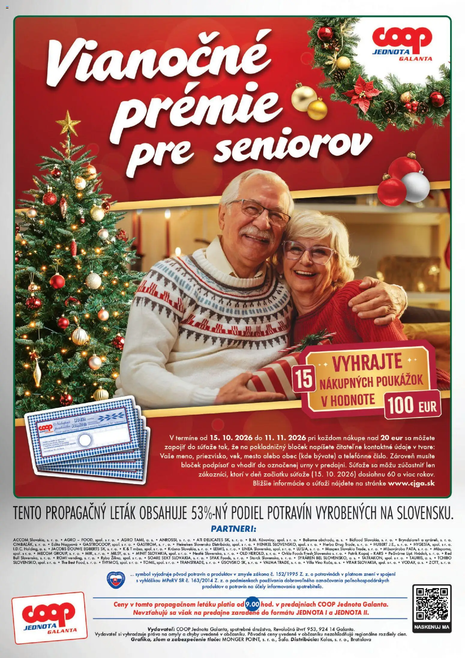 Náhľad COOP Jednota letáku platného od 15.10.2026 - Víno, Red Bull, Sekt