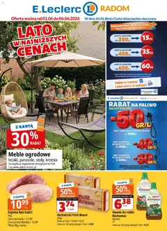 Pogląd gazetki "E.Leclerc gazetka - Radom" ze sklepu E.Leclerc ważnej od 01.06.2026