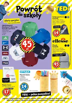 Pogląd gazetki "Tedi Powrót do szkoły" ze sklepu TEDi ważnej od 07.08.2026