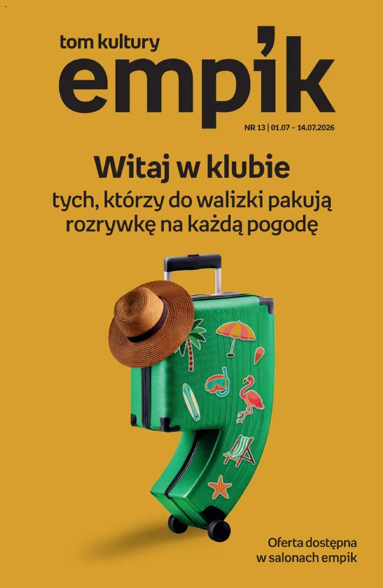 Pogląd gazetki "Empik promocje" ze sklepu Empik ważnej od 01.07.2026 - Walizki