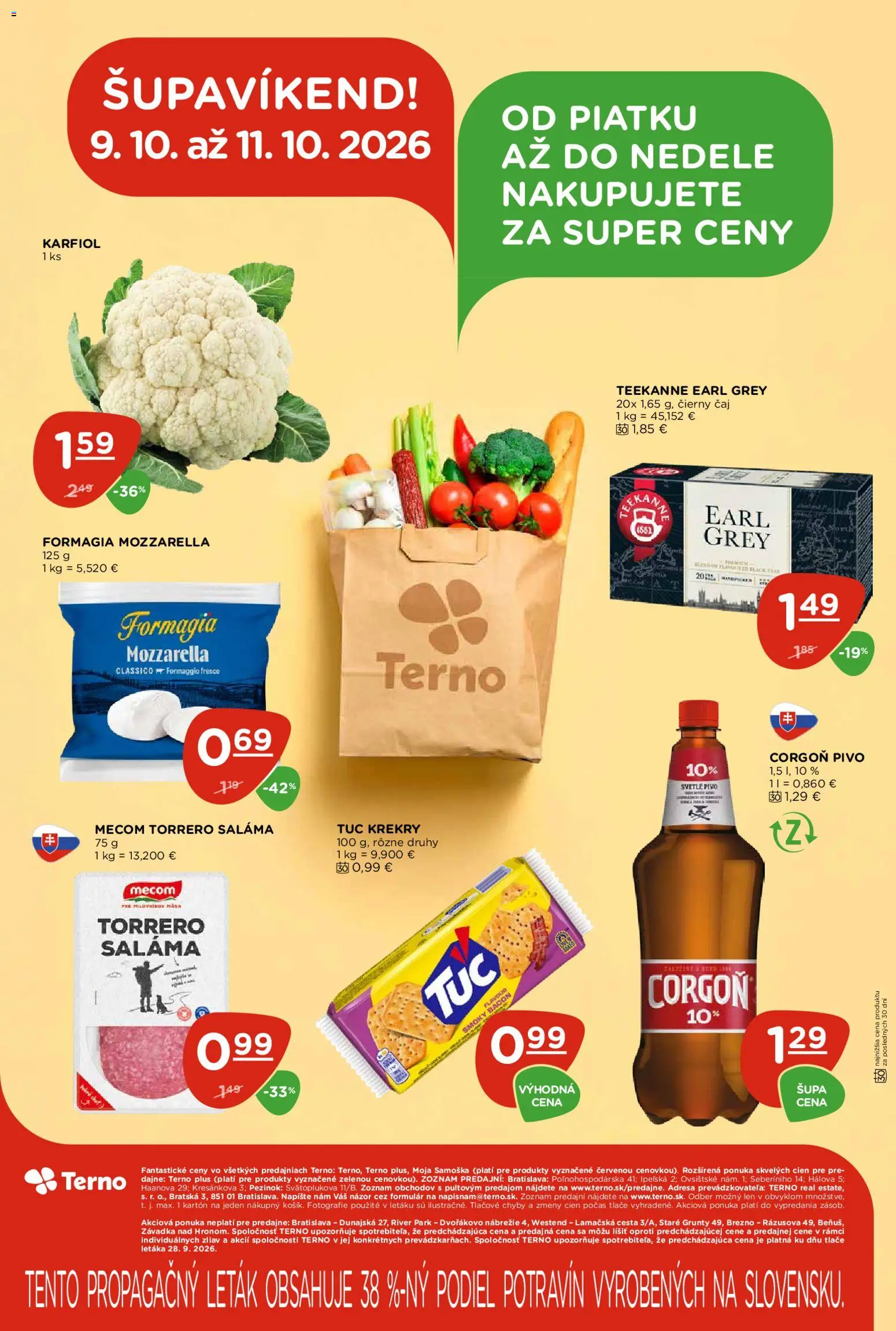 Náhľad Terno letáku platného od 08.10.2026