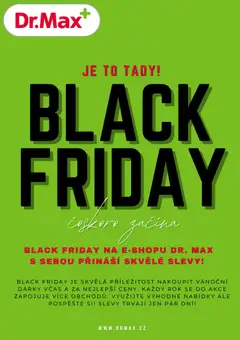 Náhled nabídky: Dr. Max Dr. Max Black Friday avízo platný od 28.10.2026