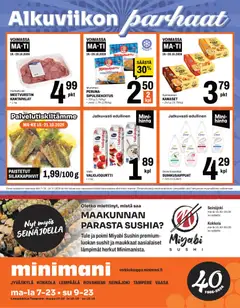 Kaupan Minimani Minimani tarjoukset esikatselu, voimassa 19/10/2026