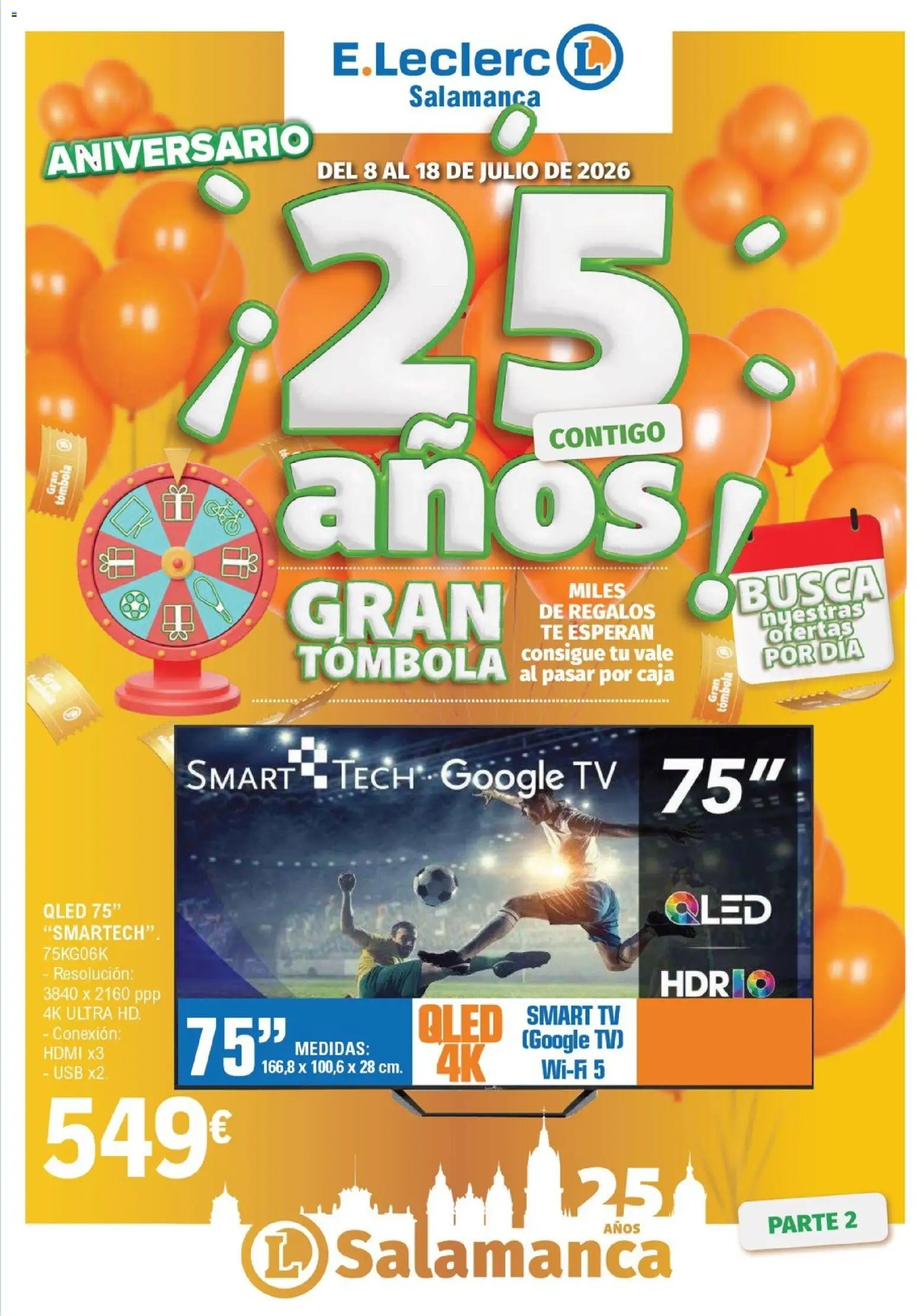 Vista previa del folleto de la tienda E.Leclerc válido desde el 08/07/2026 - Té, Caja, USB