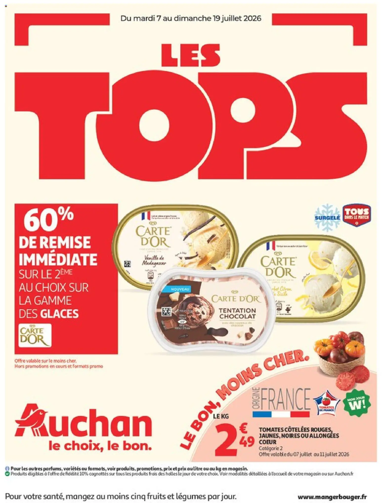 Prévisualisation de Auchan prospectus du magasin Auchan formulaire valide 07/07/2026
