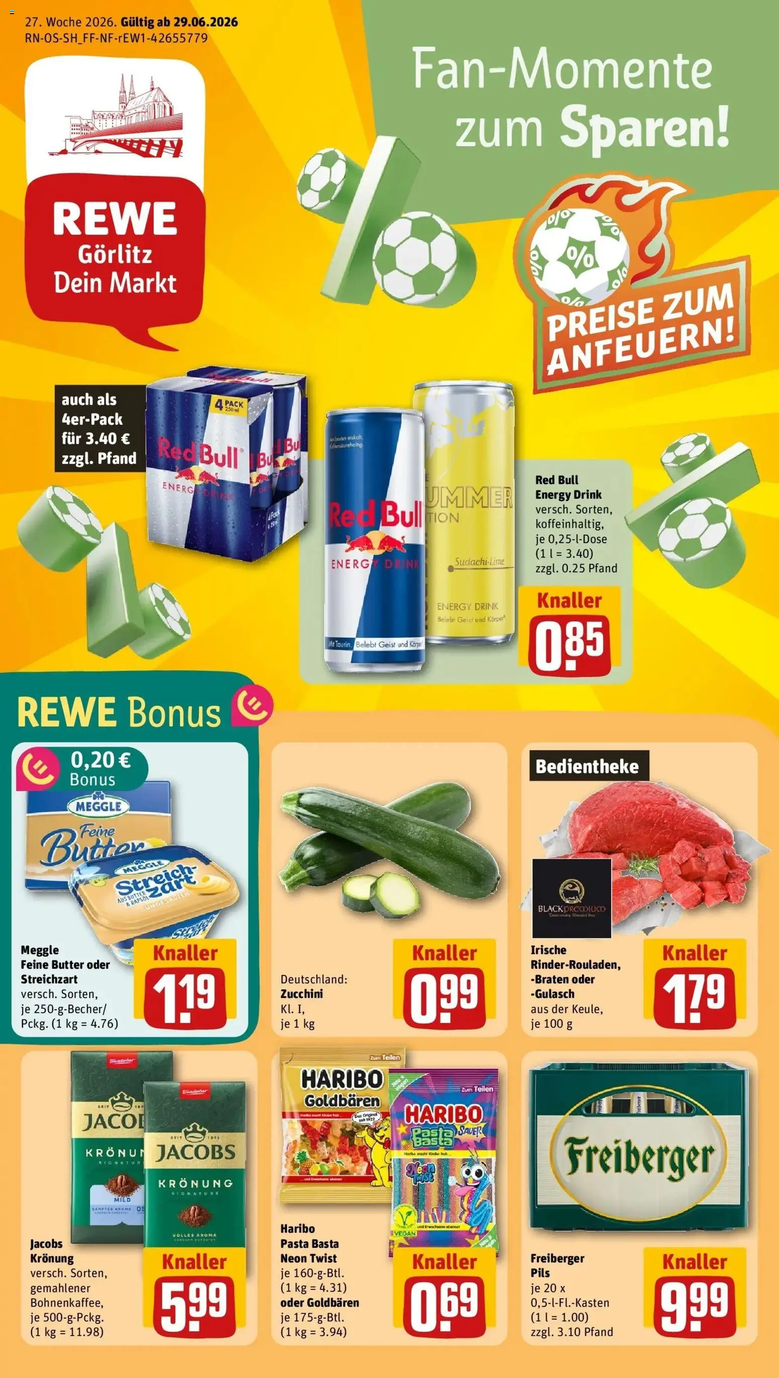 Vorschau von dem Prospekt des Geschäftes Rewe, gültig ab dem 28.06.2026