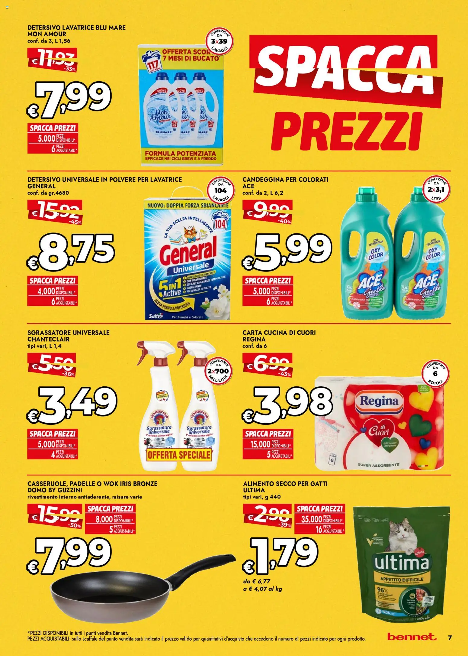 Anteprima dell'opuscolo bennet volantino dal negozio bennet valido da 22/10/2026 - Lavatrice, Profumo, Bicarbonato, Scaffale, Candeggina, Trota, Sgrassatore