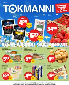 Kaupan Tokmanni Tokmanni ruokatarjoukset esikatselu, voimassa 09/07/2026