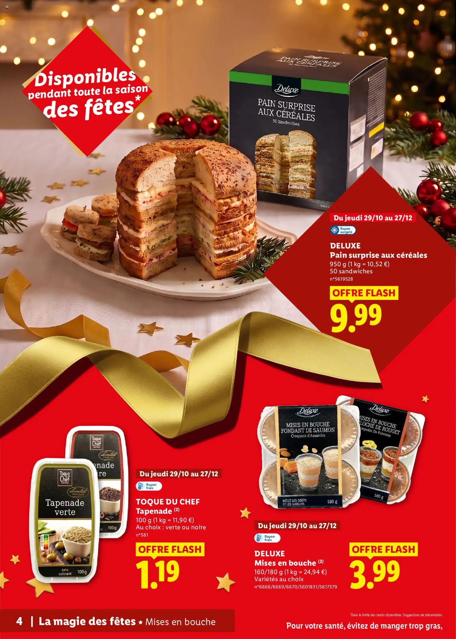 Prévisualisation de LIDL Catalogue de Noël du magasin LIDL formulaire valide 29/10/2026