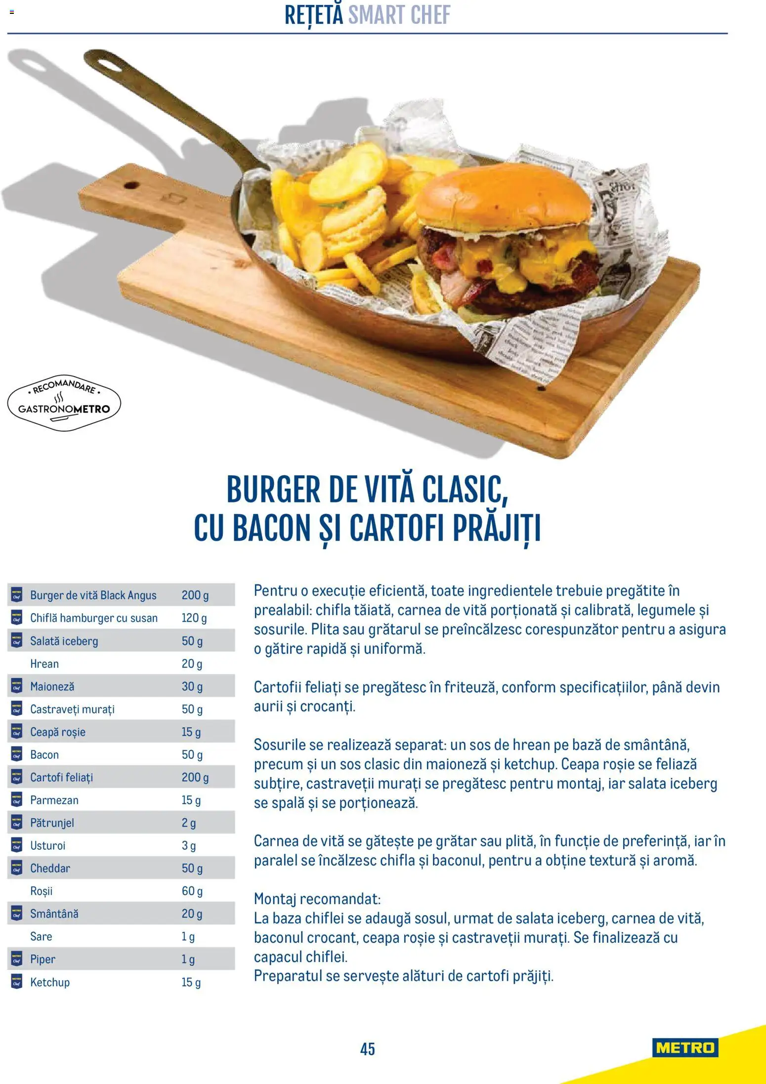 Previzualizarea de cataloage: Metro Metro Catalog Smart Chef valabil de la 21.04.2026 - Black, Castraveti murati, Maioneză, Smântână, Roșii, Piper, Pătrunjel, Chiflă