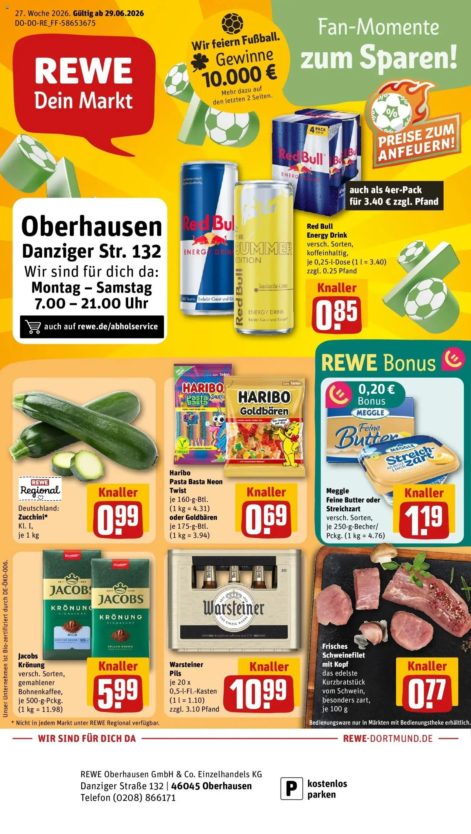 Vorschau von dem Prospekt des Geschäftes Rewe, gültig ab dem 29.06.2026