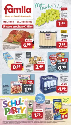 Vorschau von dem Prospekt des Geschäftes Famila Nordwest, gültig ab dem 03.08.2026