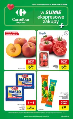 Pogląd gazetki "Carrefour gazetka - Express" ze sklepu Carrefour ważnej od 30.06.2026