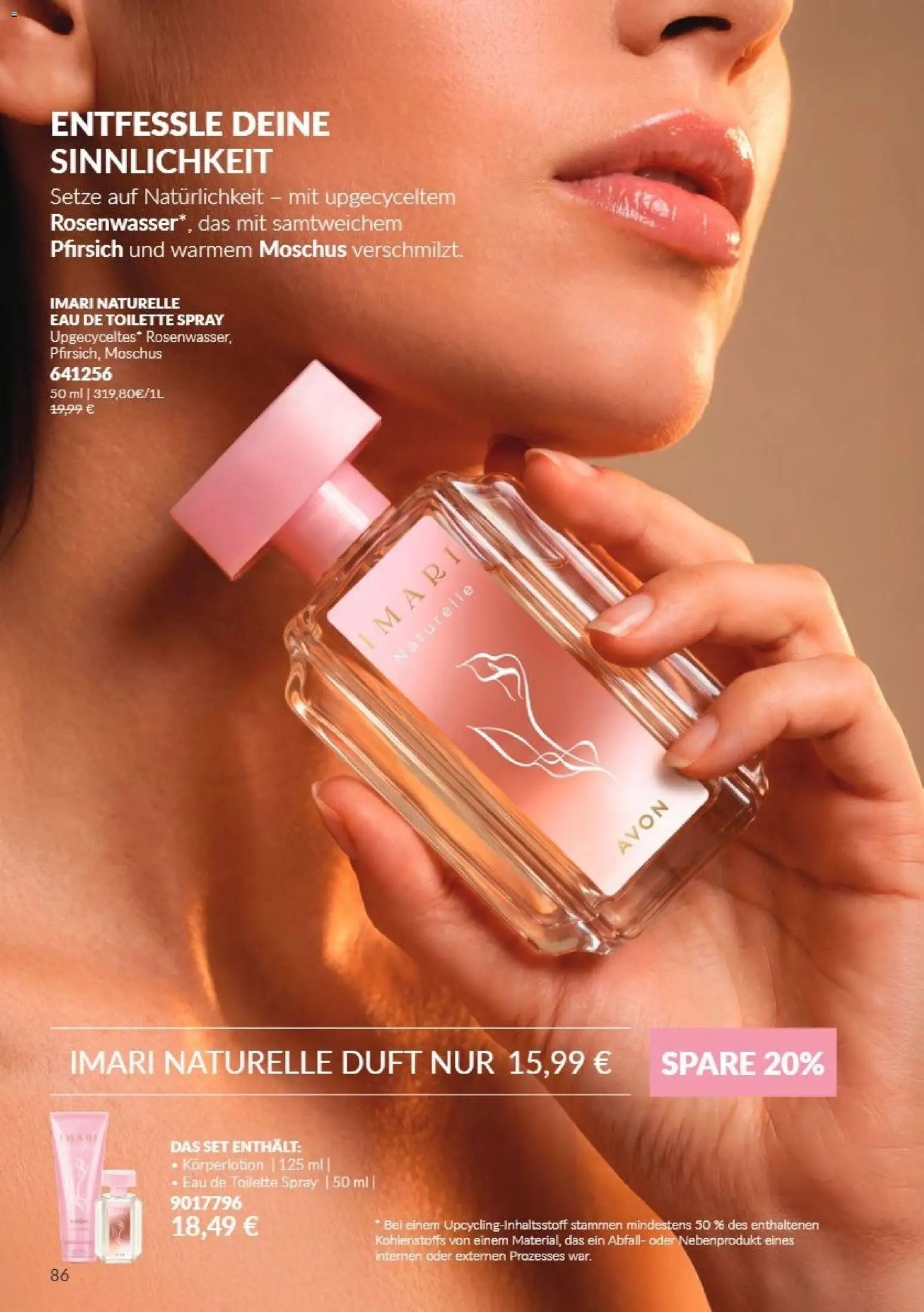 Vorschau von dem Prospekt des Geschäftes Avon, gültig ab dem 01.10.2026 - Toilette, Pfirsich, Eau de Toilette, Duft, Körperlotion