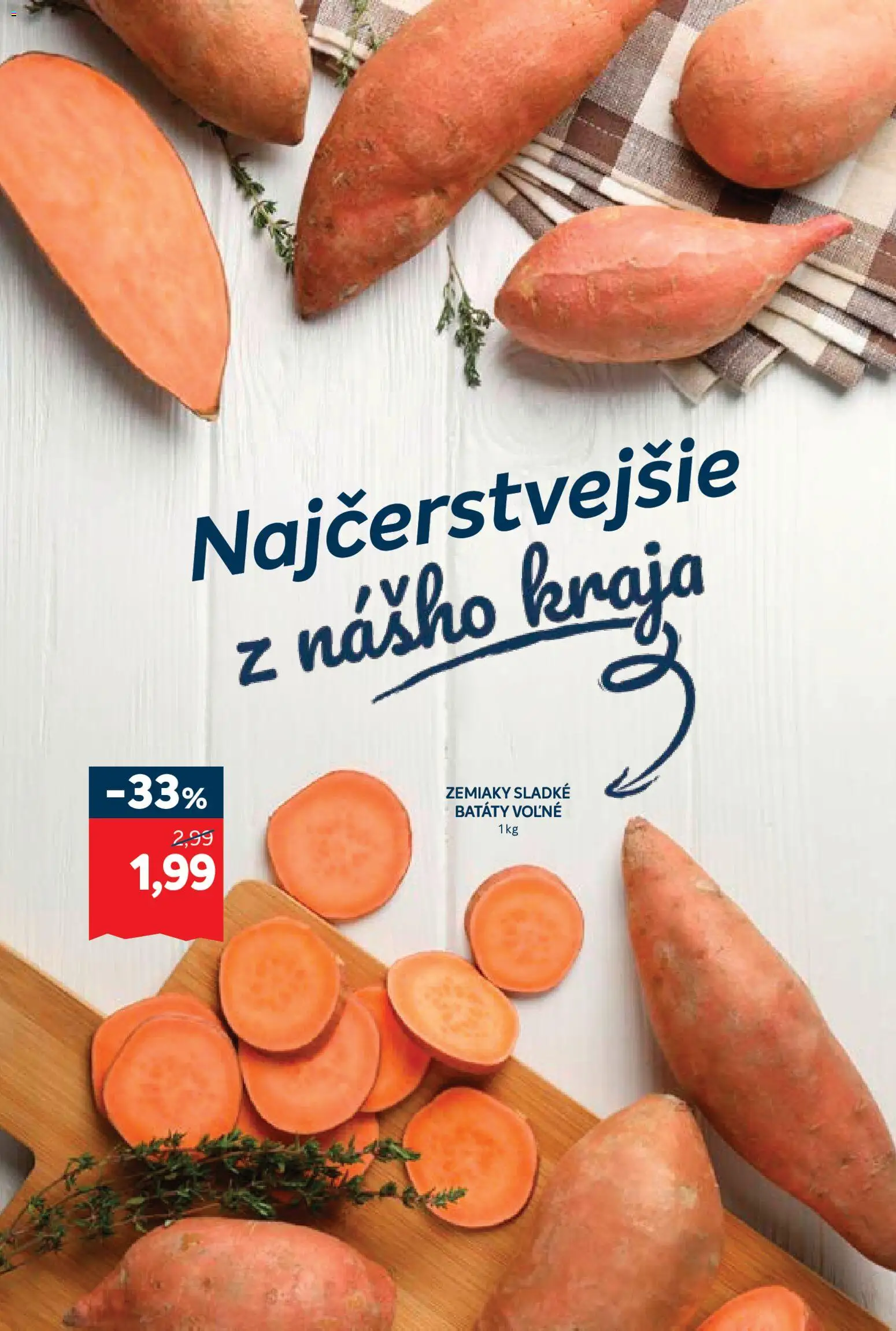 Náhľad Kraj letáku platného od 22.10.2026 - Zemiaky, Batáty
