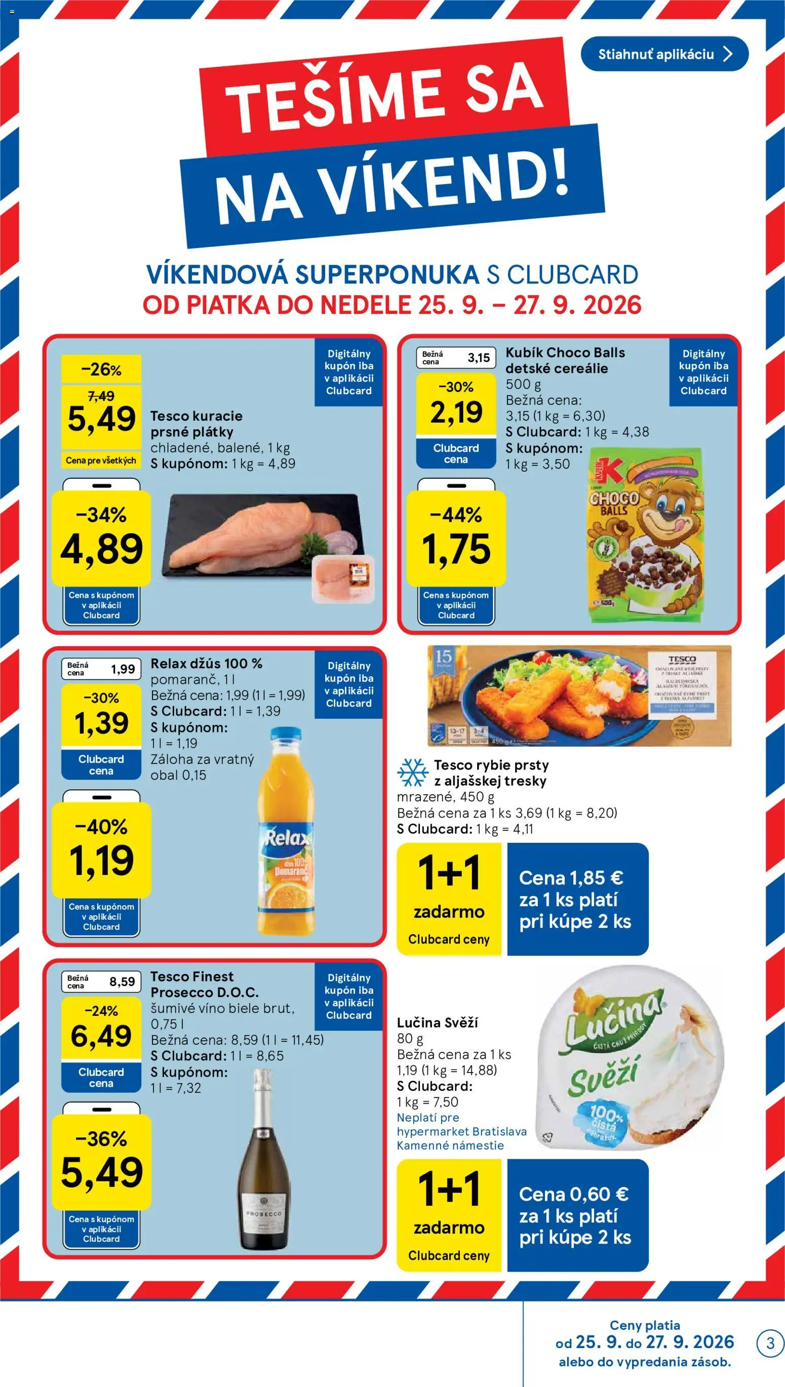 Náhľad Tesco letáku platného od 23.09.2026