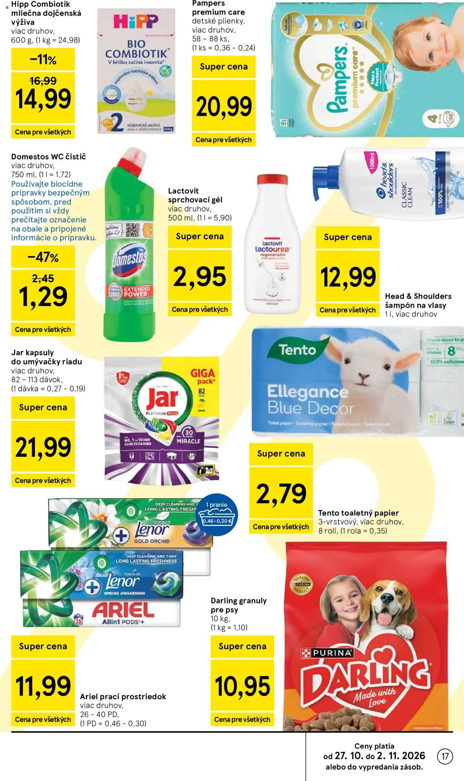 Náhľad Tesco letáku platného od 28.10.2026