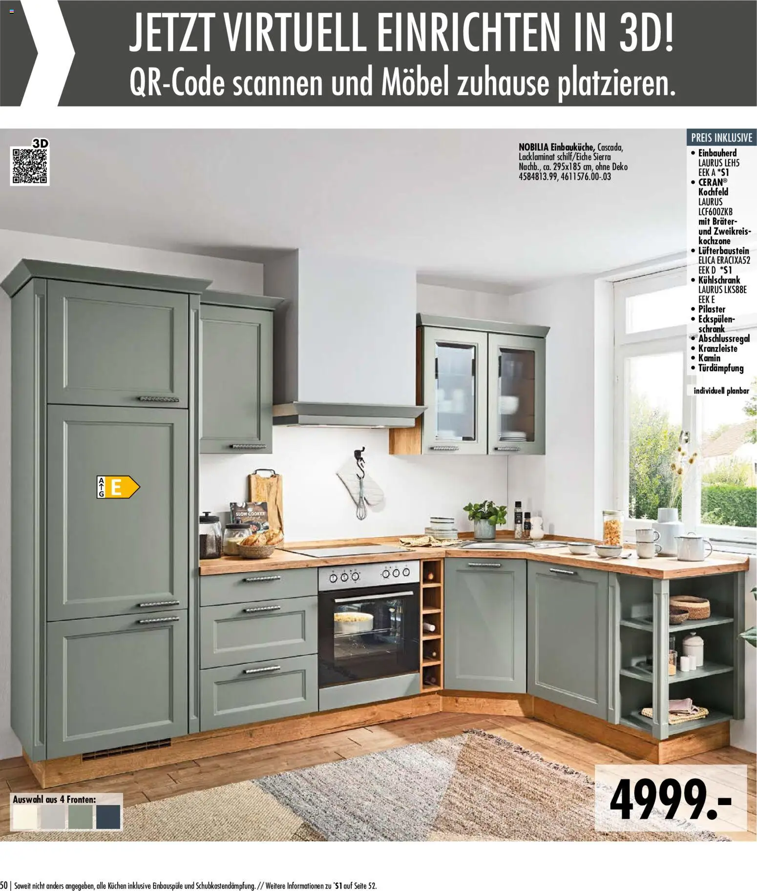 Vorschau von dem Prospekt des Geschäftes SB Möbel Boss, gültig ab dem 09.04.2026 - Kühlschrank, Schrank, Kamin, Kochfeld