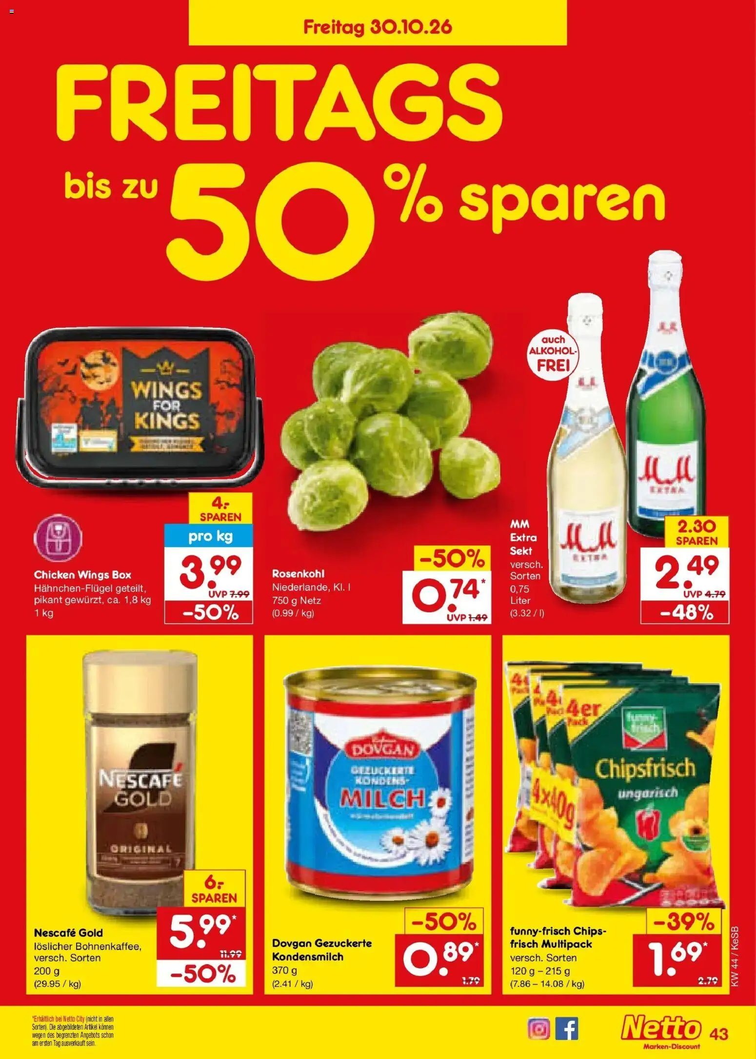 Vorschau von dem Prospekt des Geschäftes Netto Marken-Discount, gültig ab dem 26.10.2026