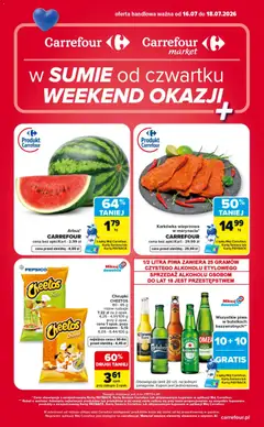 Pogląd gazetki "Carrefour gazetka - Weekend okazji" ze sklepu Carrefour ważnej od 16.07.2026