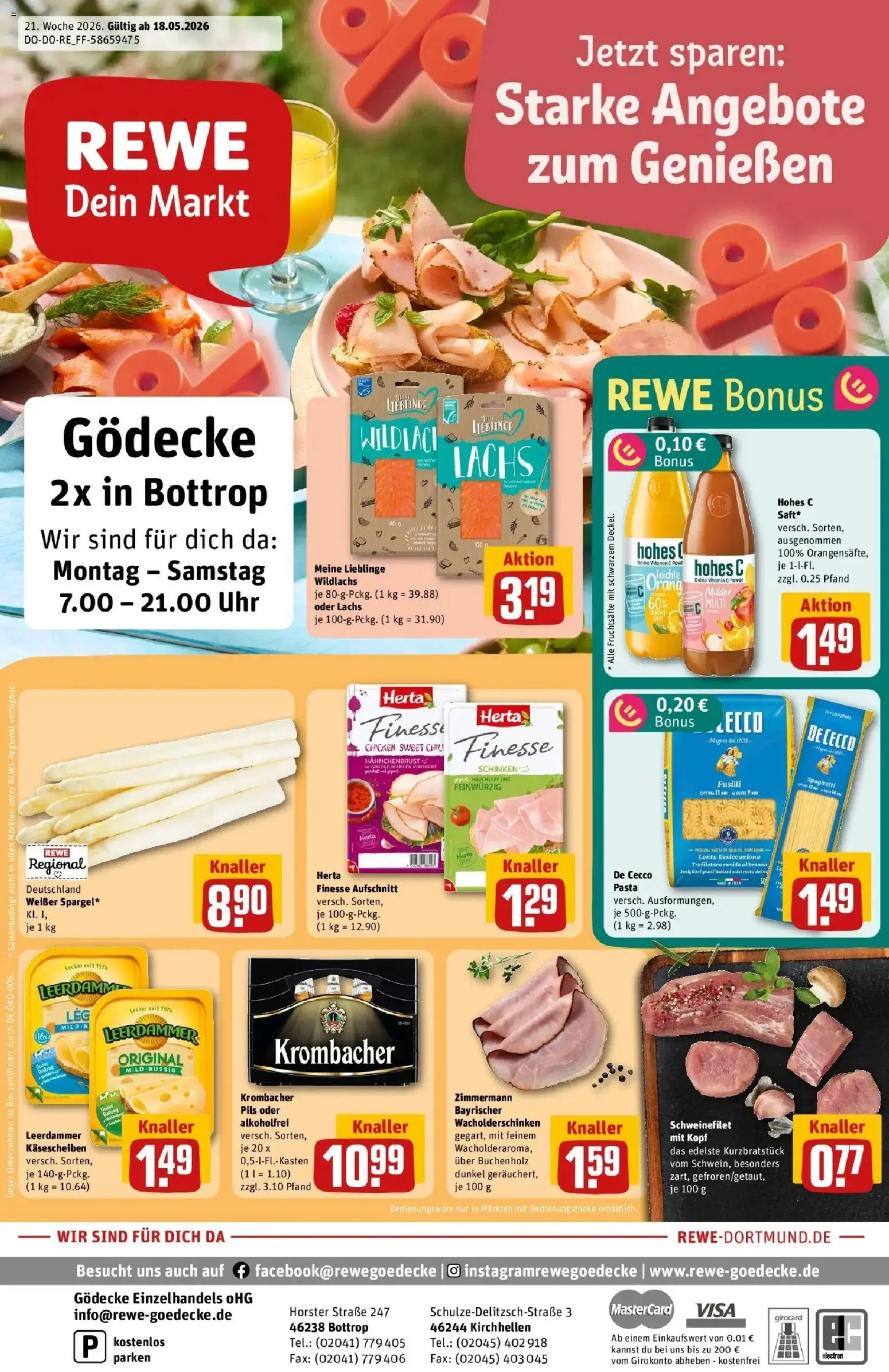 Vorschau von dem Prospekt des Geschäftes Rewe, gültig ab dem 17.05.2026