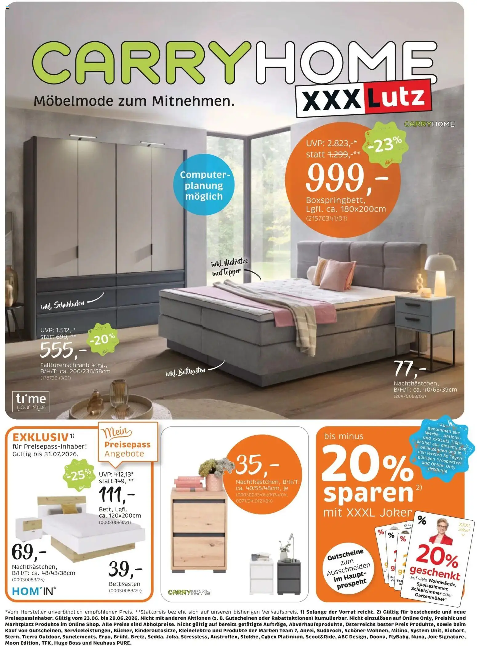 Vorschau der Angebote: XXXLutz XXXLutz Carry Home gültig ab 22.06.2026