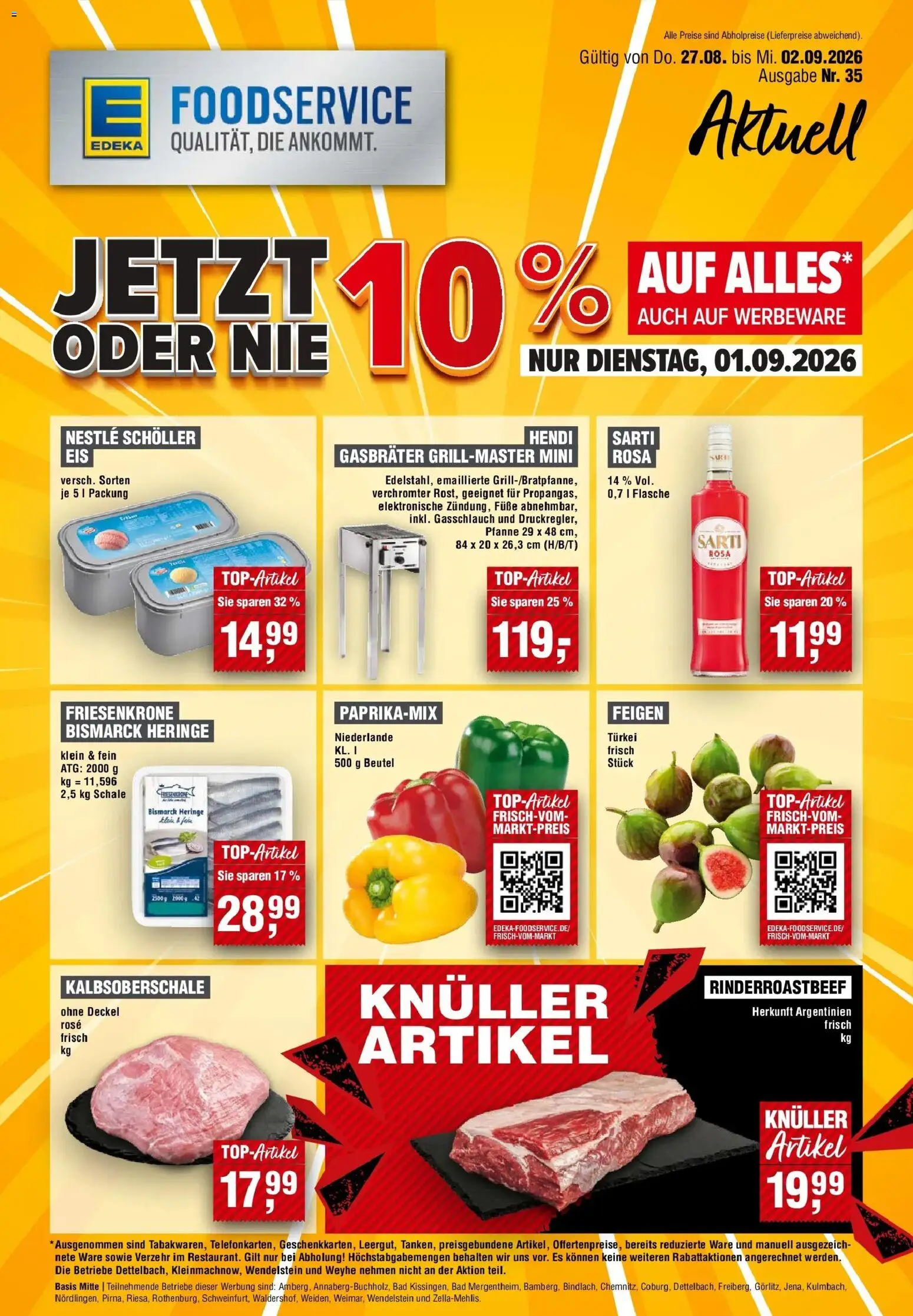 Vorschau von dem Prospekt des Geschäftes Edeka, gültig ab dem 27.08.2026