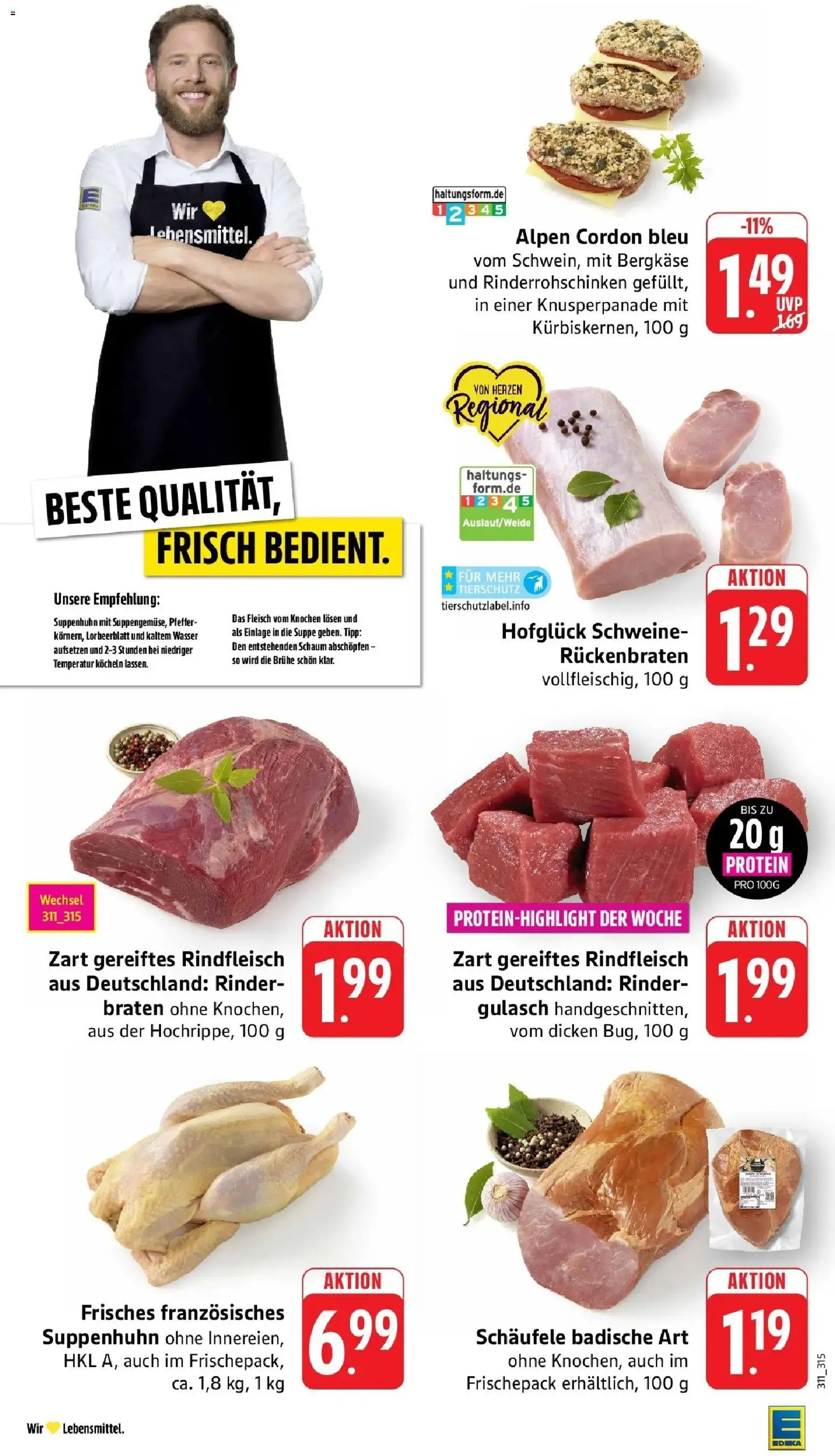 Vorschau von dem Prospekt des Geschäftes Edeka, gültig ab dem 19.10.2026