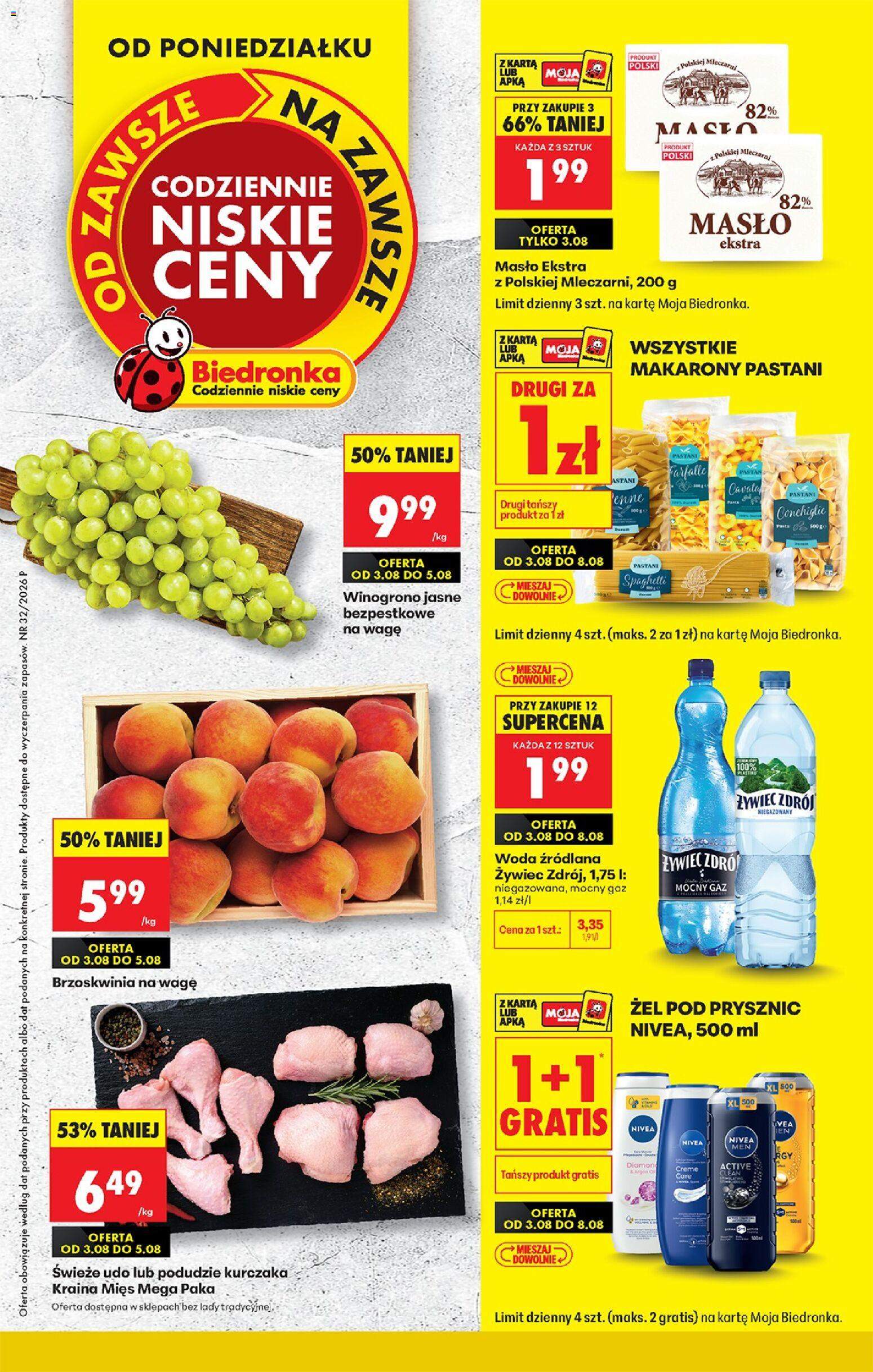 Nowa gazetka Biedronka 03.08.