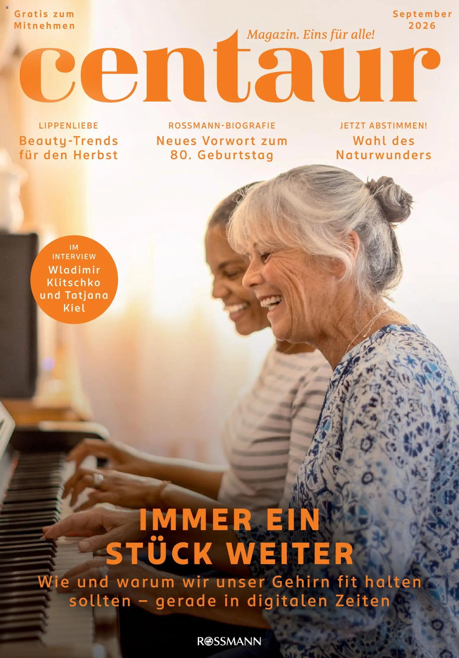 Vorschau von dem Prospekt des Geschäftes Rossmann, gültig ab dem 01.09.2026