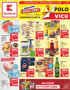 Náhľad Kaufland letáku platného od 25.06.2026