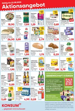 Vorschau von dem Prospekt des Geschäftes KONSUM Leipzig, gültig ab dem 17.08.2026