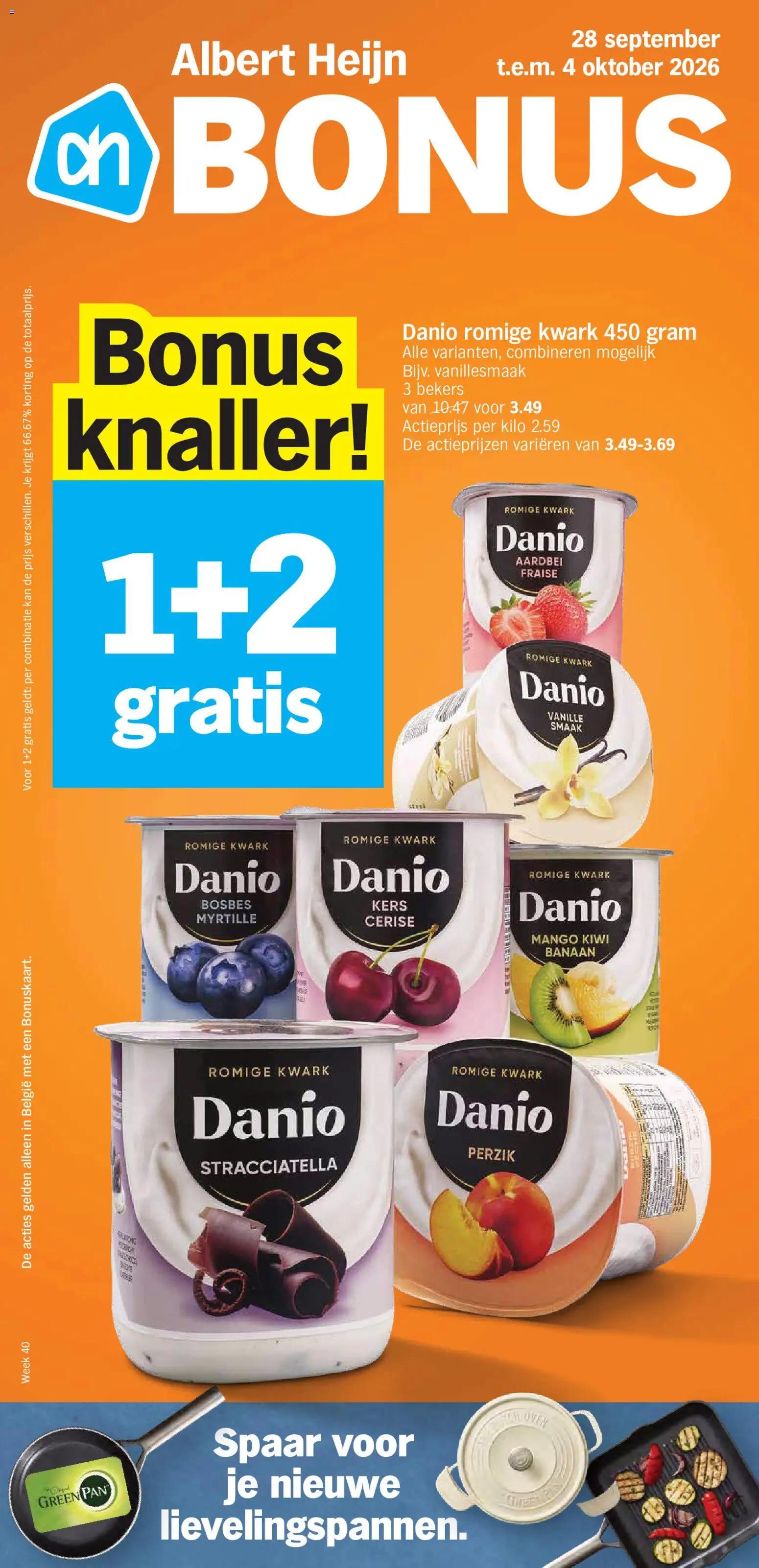 Voorbeeld van Albert Heijn Folder week / de la semaine 40 van winkel Albert Heijn geldig vanaf 28/09/2026