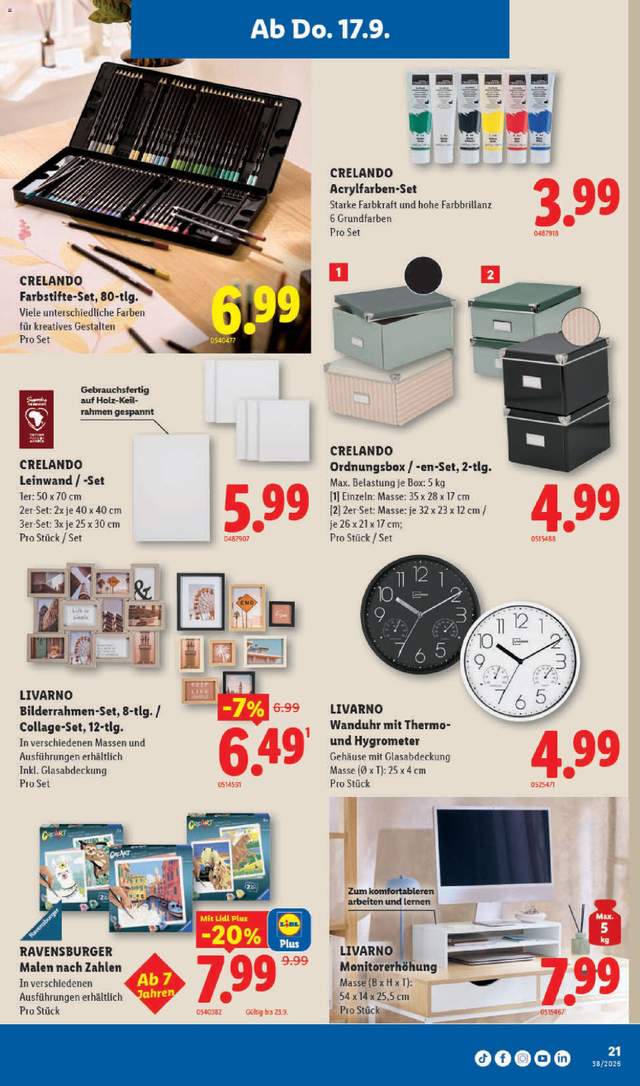 Neue Lidl Aktionen ab 17.09.