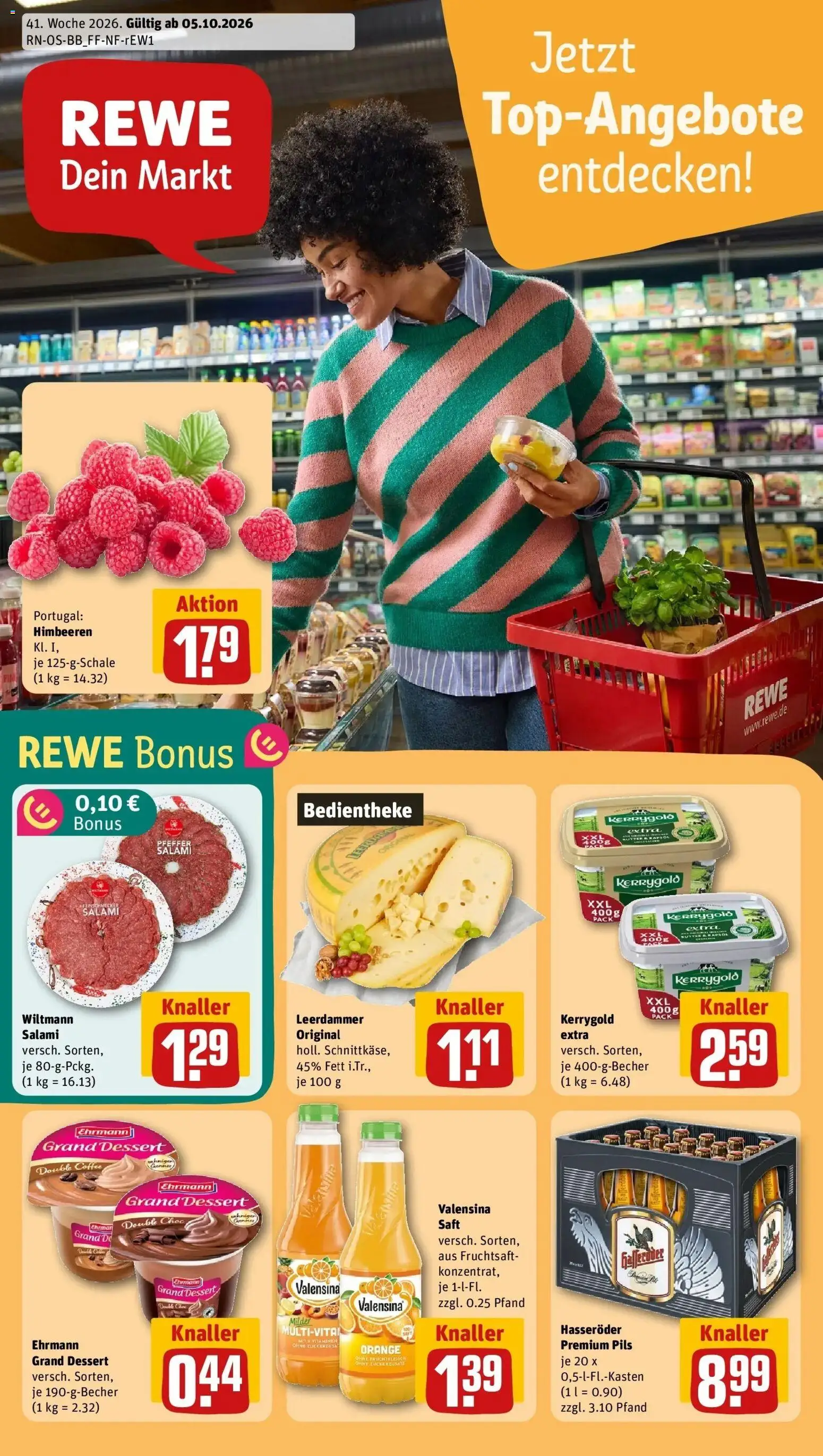 Vorschau von dem Prospekt des Geschäftes Rewe, gültig ab dem 05.10.2026