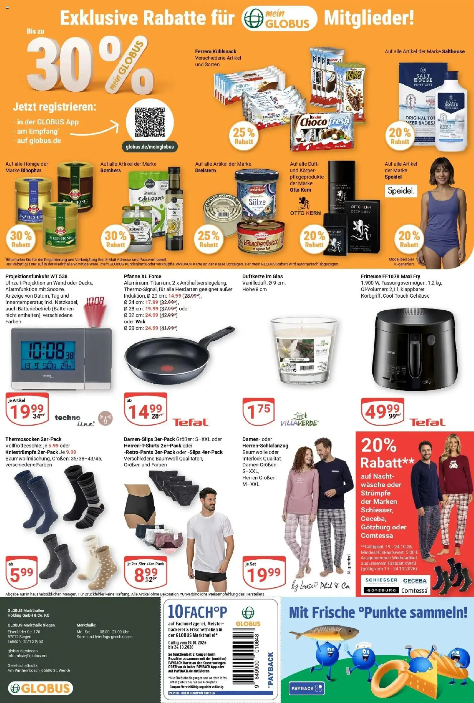 Vorschau von dem Prospekt des Geschäftes Globus, gültig ab dem 19.10.2026