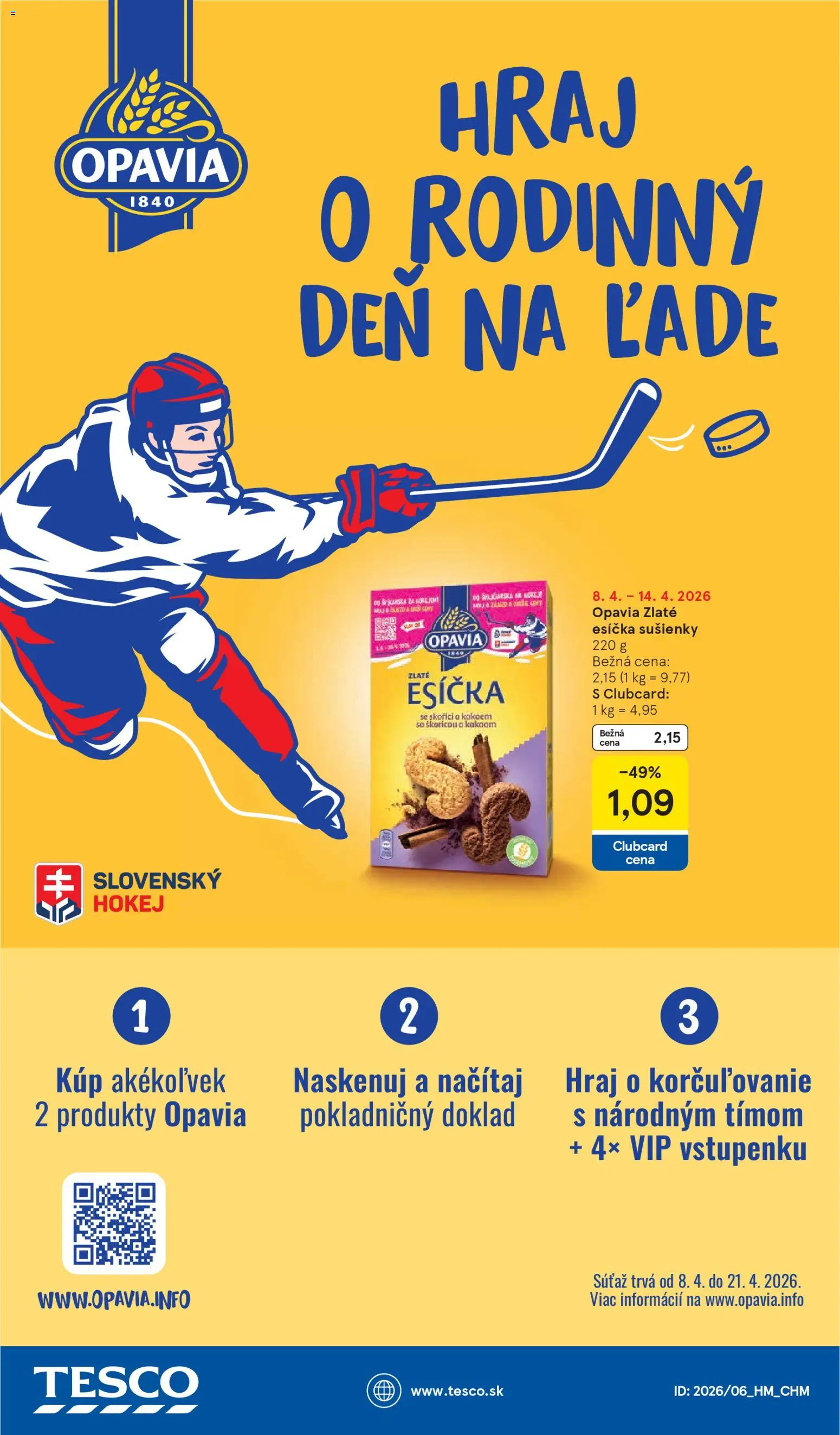 Náhľad Tesco letáku platného od 08.04.2026 - Sušienky