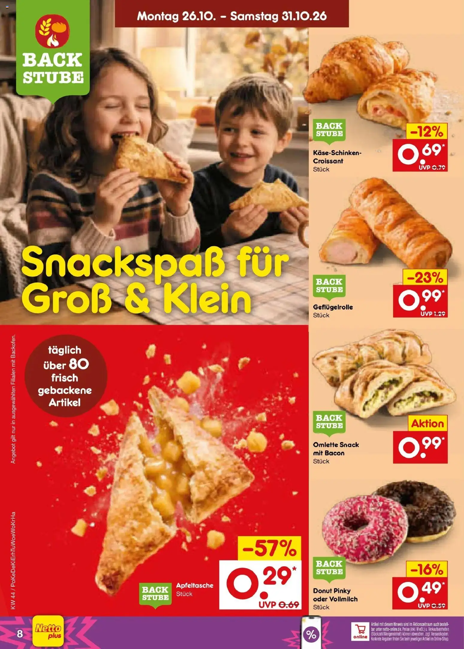 Vorschau von dem Prospekt des Geschäftes Netto Marken-Discount, gültig ab dem 26.10.2026