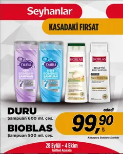 Seyhanlar Market Seyhanlar Market Katalog 28.09.2026 - Broşürünün önizlemesi