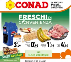 Anteprima dell'opuscolo Conad volantino Campania dal negozio Conad valido da 22/04/2026