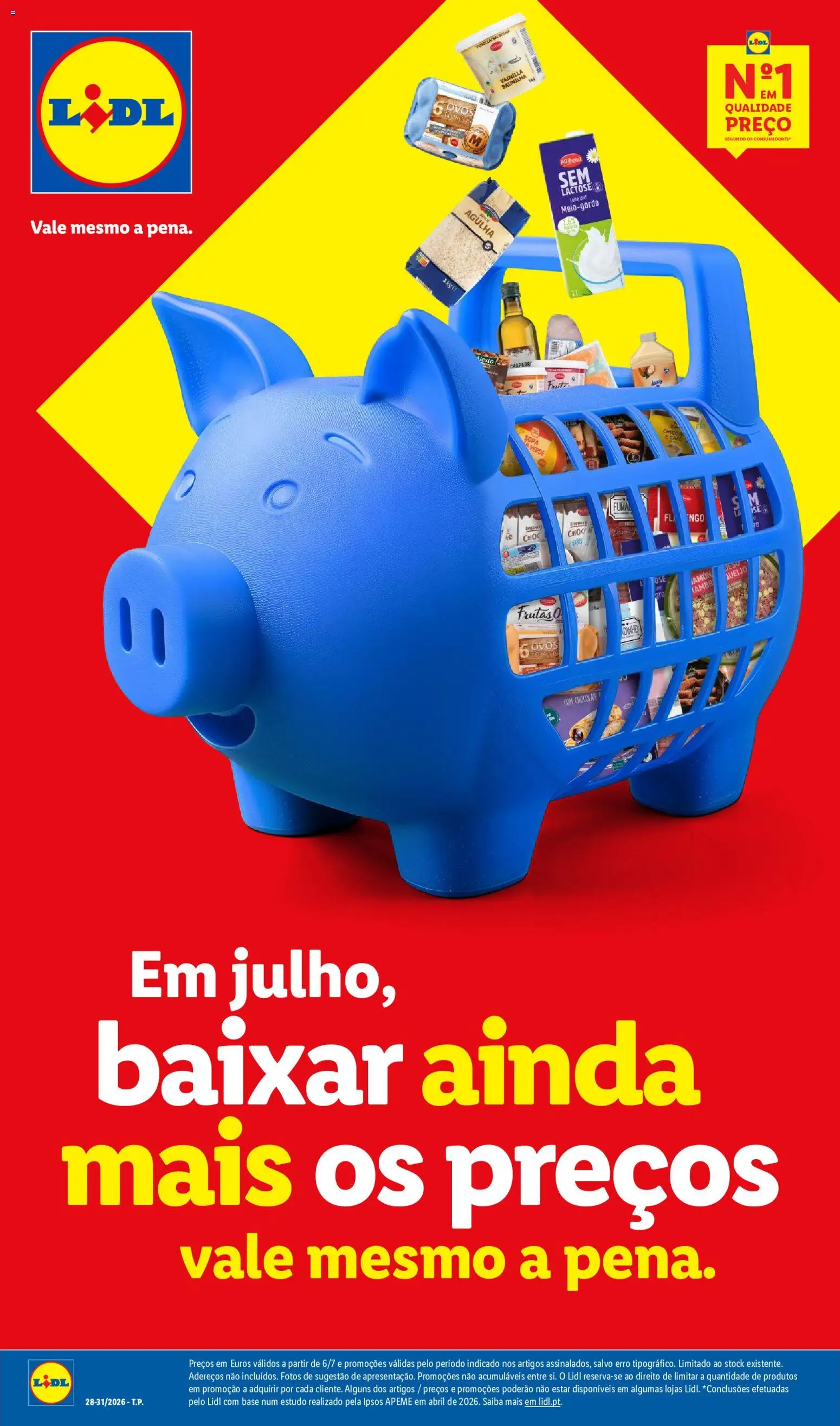 Pré-visualização do folheto da loja Lidl válida a partir de 06/07/2026 - Frutas, Ovos, Sopa, Base, Queijo, Baunilha
