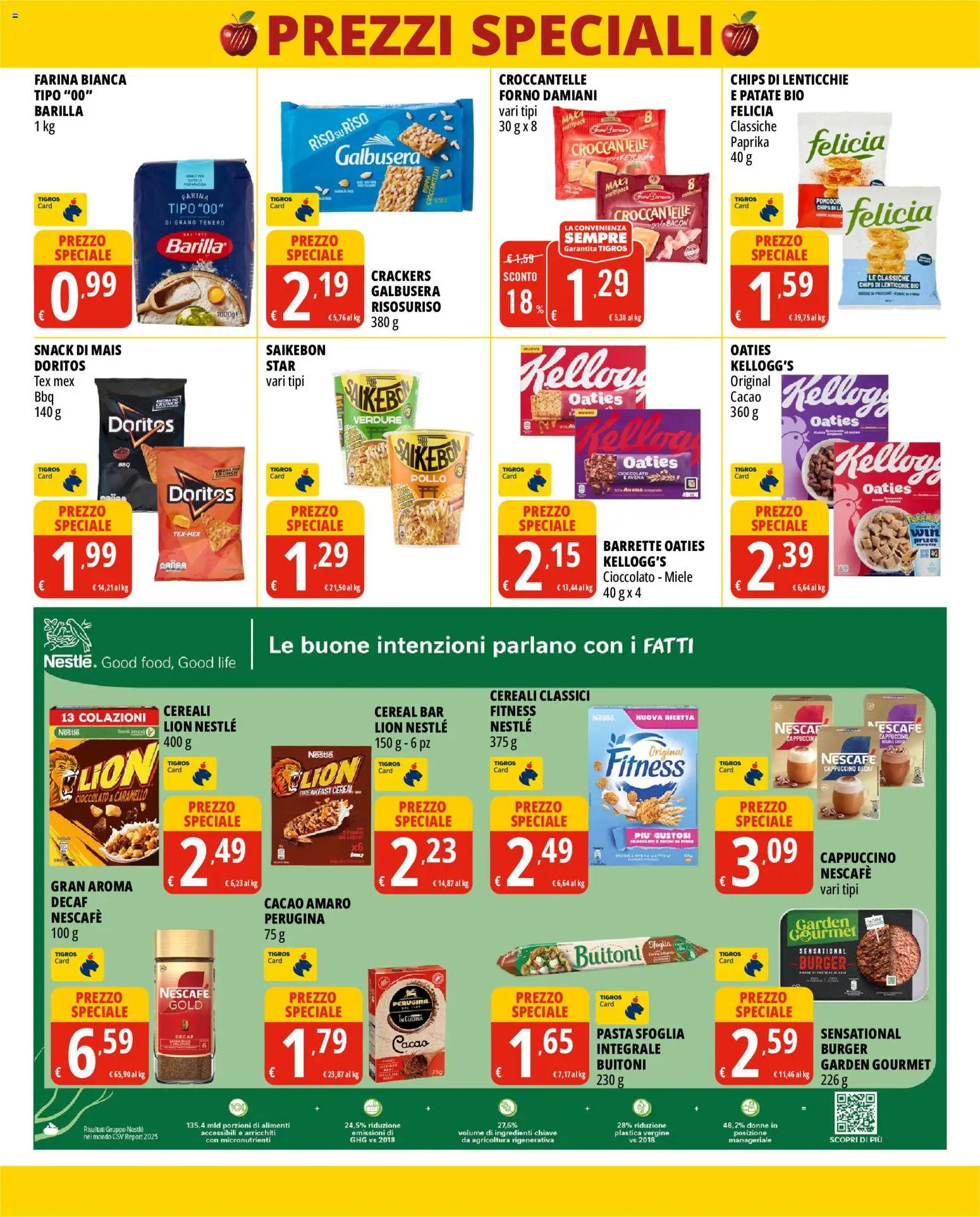 Anteprima dell'opuscolo Tigros volantino Prezzi Speciali dal negozio Tigros valido da 28/10/2026