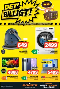 Eksempel på tilbudsavis Power - Tilbudsavis fra butik Power gyldig fra 16/10/2026