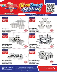 Preview of Africa Cash & Carry flyer valid from 18/07/2026