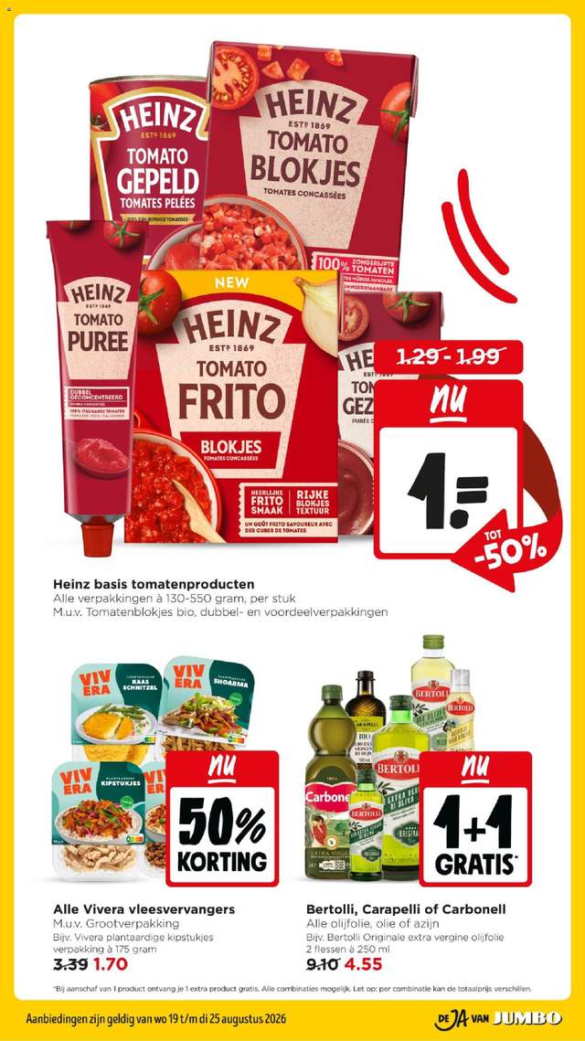 Nieuwe Jumbo folder vanaf 19-08