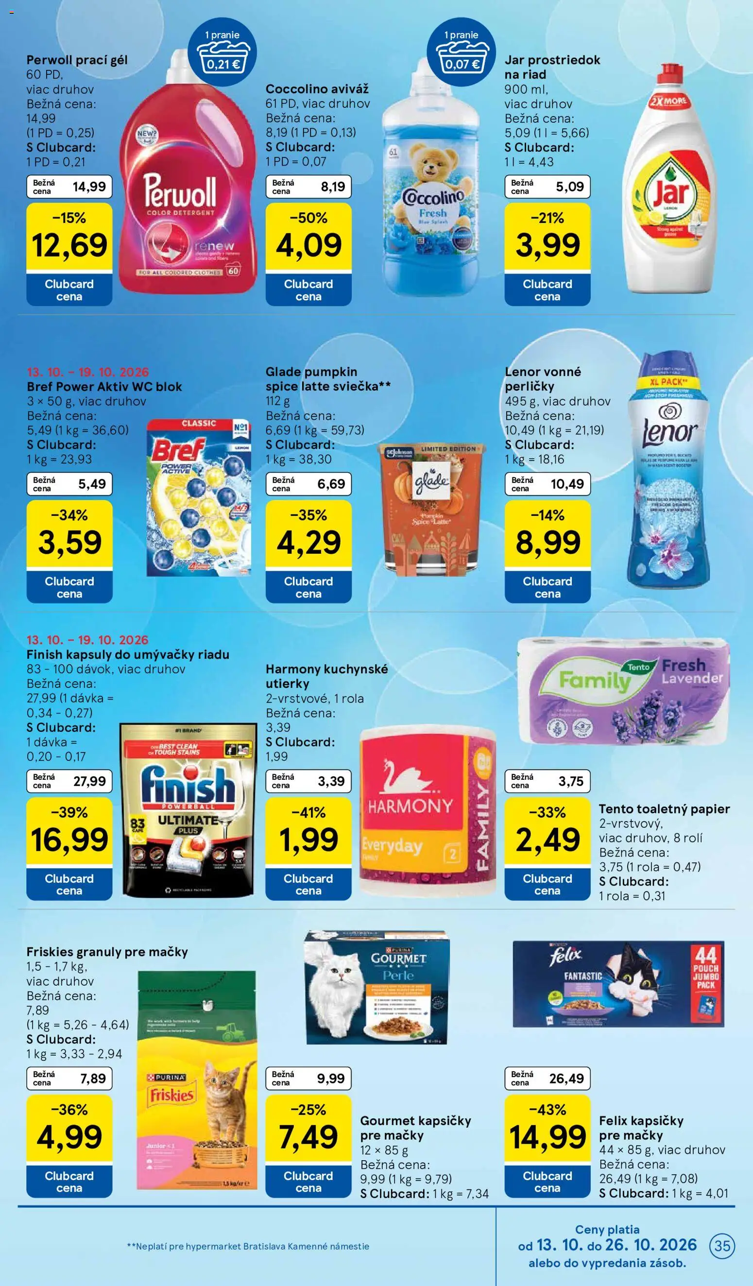 Náhľad Tesco letáku platného od 14.10.2026